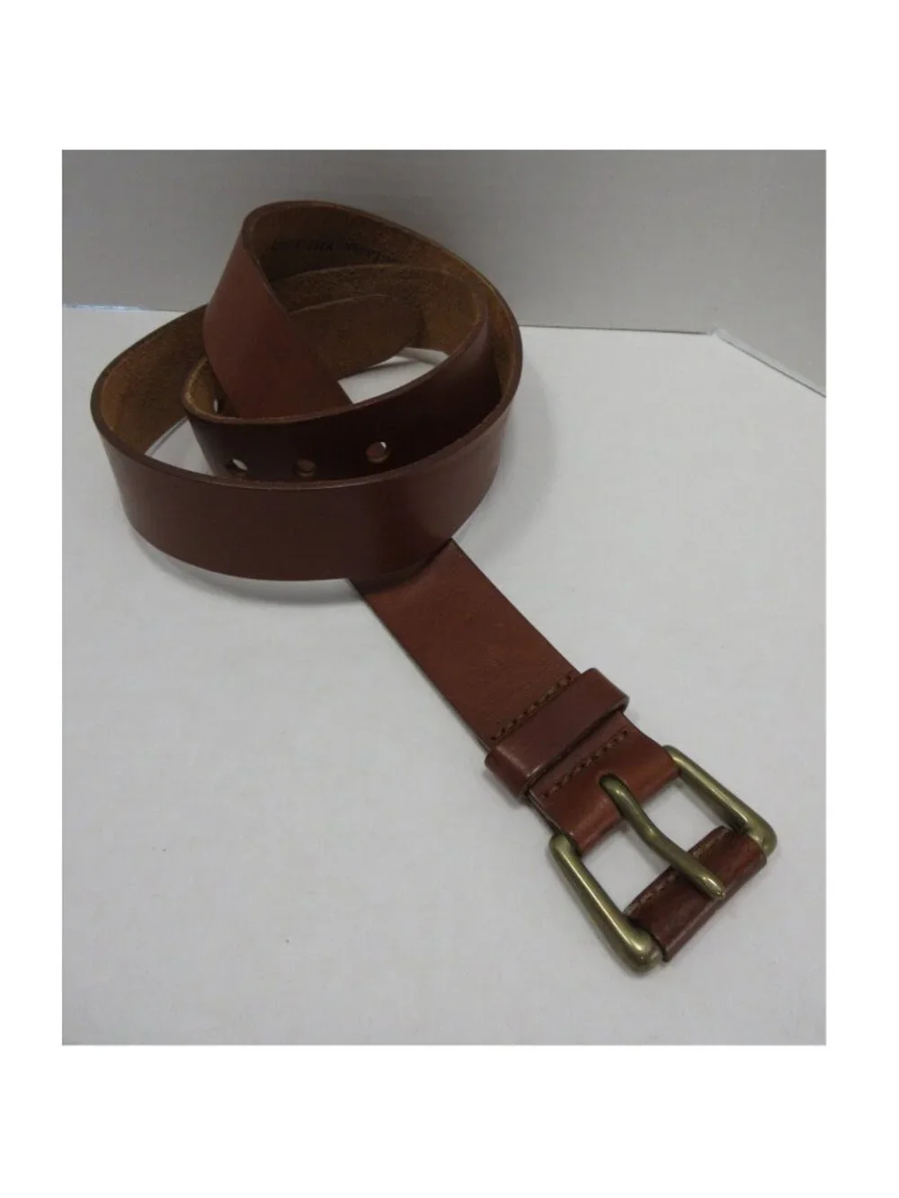 Polo Ralph Lauren Belt 40 Leather Classic Pony Logo Made in Italy